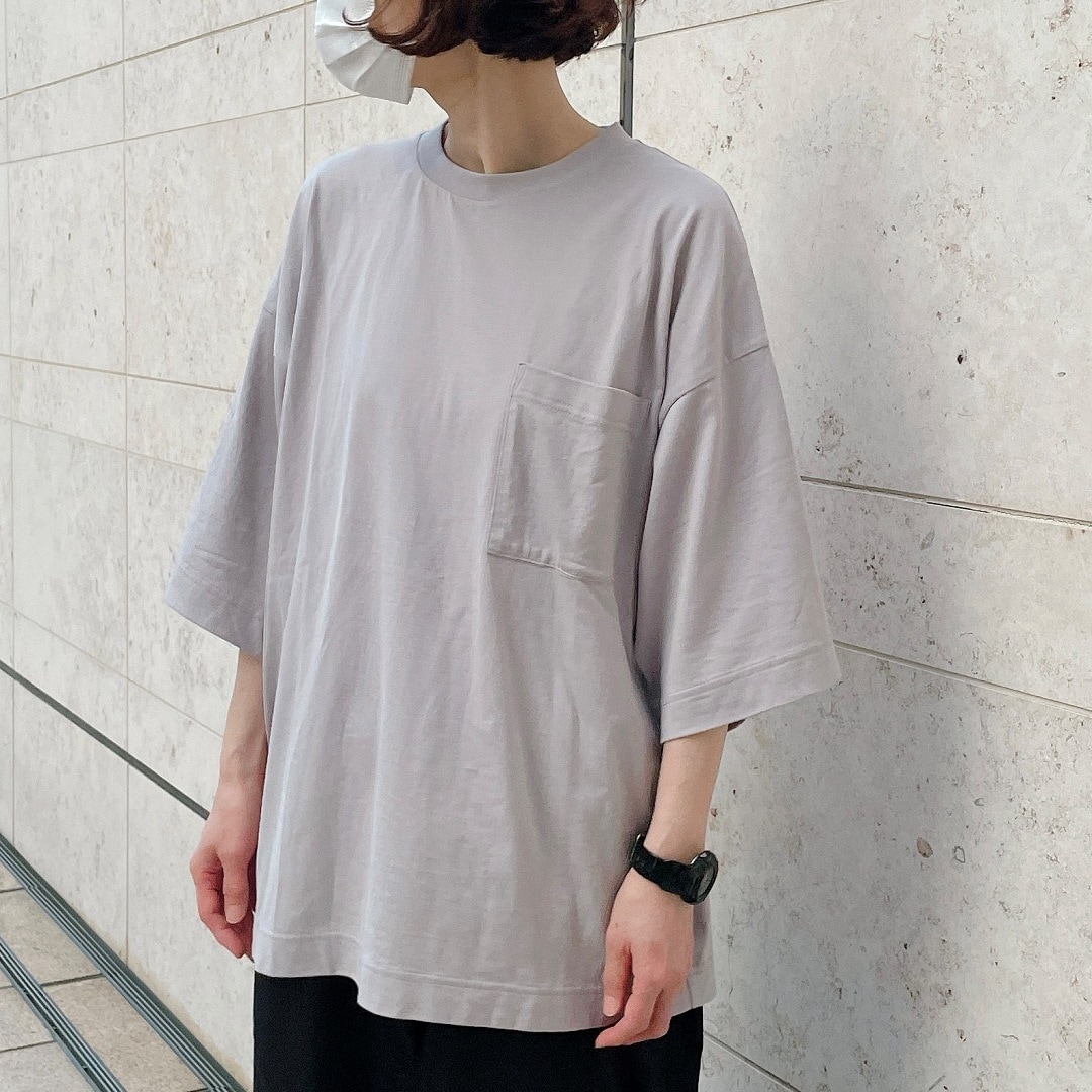 東京ミッドタウン】MUJI Labo 超長綿天竺編みTシャツ｜ 無印良品